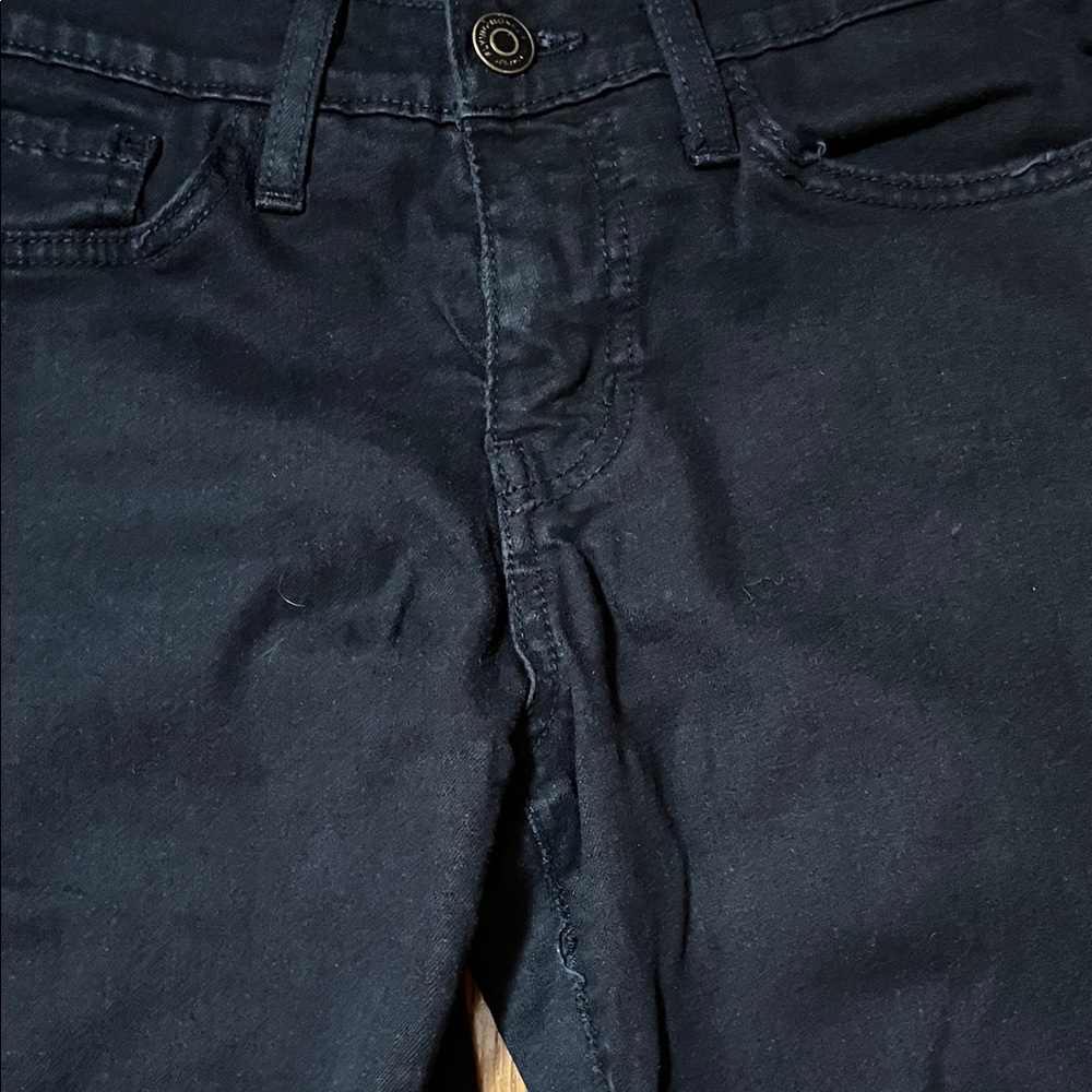 Flying Monkey Black Distressed Women's Jeans Size 26 - Picture 5 of 9
